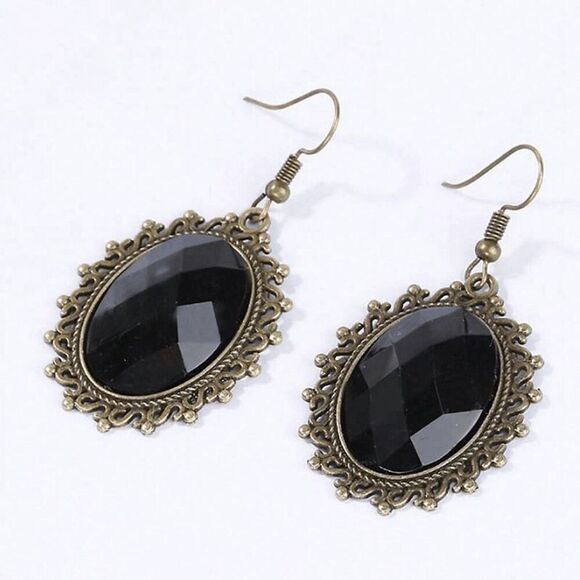 3PCS Gothic Victorian Vintage Retro Halloween Costume Black Accessories Set NEW - Picture 14 of 16